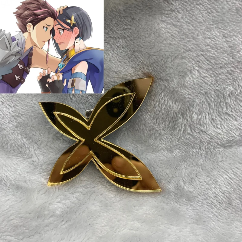 

Заколка для волос с изображением бабочки из аниме «Сказки возникающих»