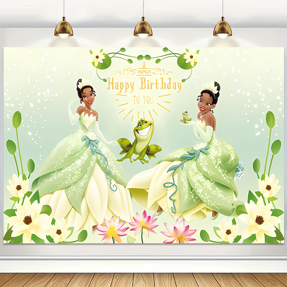 Студийный фон для фотосъемки с изображением принцессы и тианы