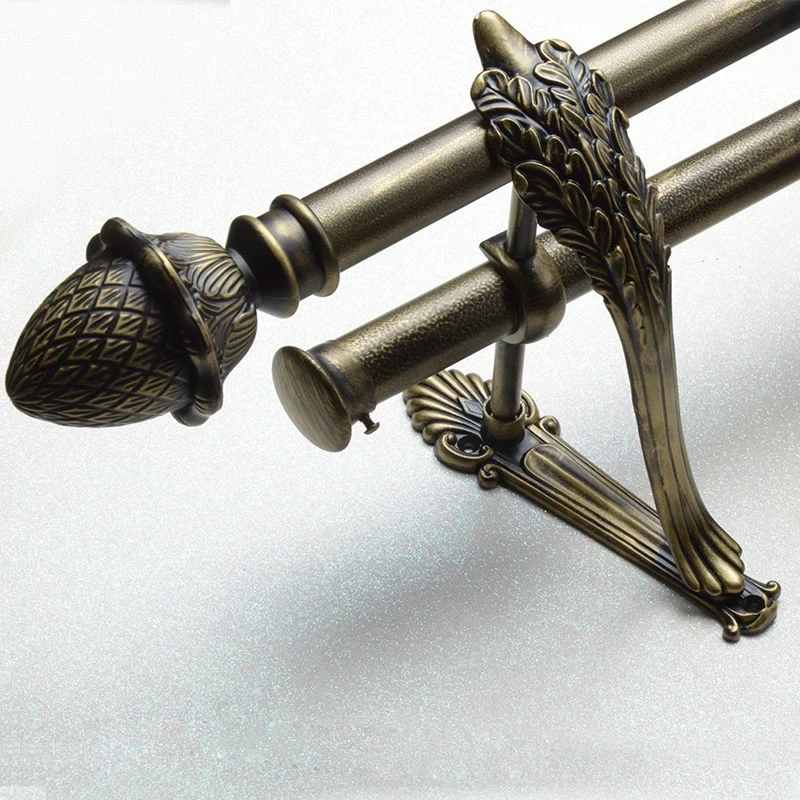 

Алюминиевый карниз для штор черный золотой