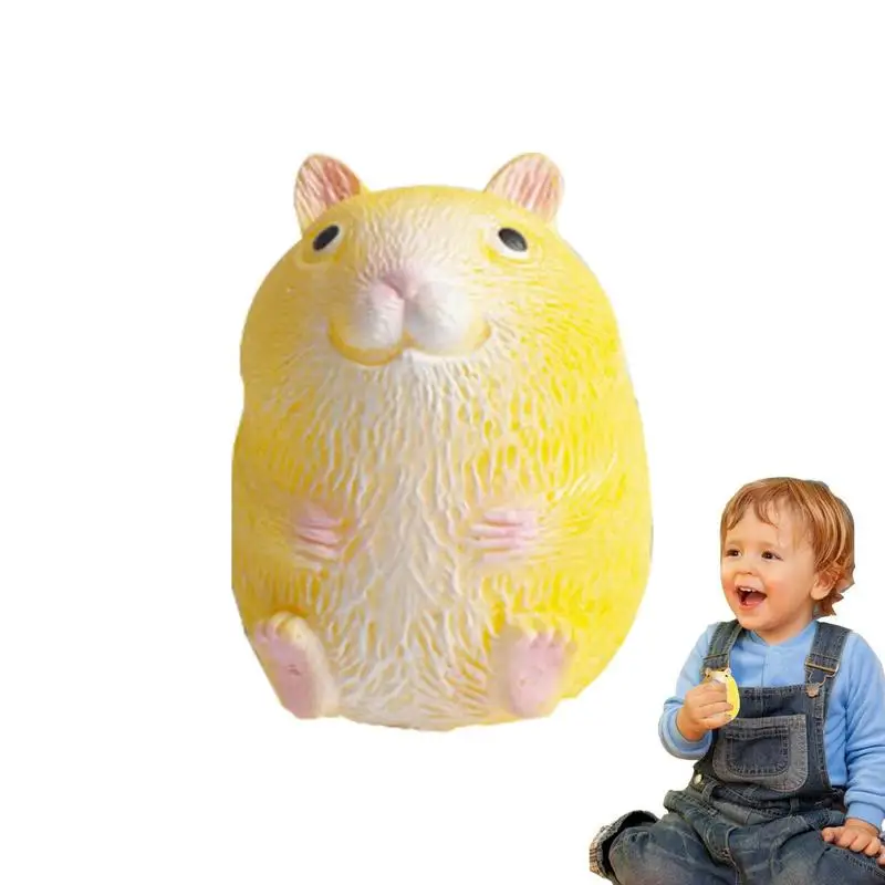 

Симпатичный сжимающий хомяк, игрушки для снятия стресса, снятия стресса, сенсорные игрушки для взрослых, снятие стресса, подарок для детей, сжимаемая игрушка
