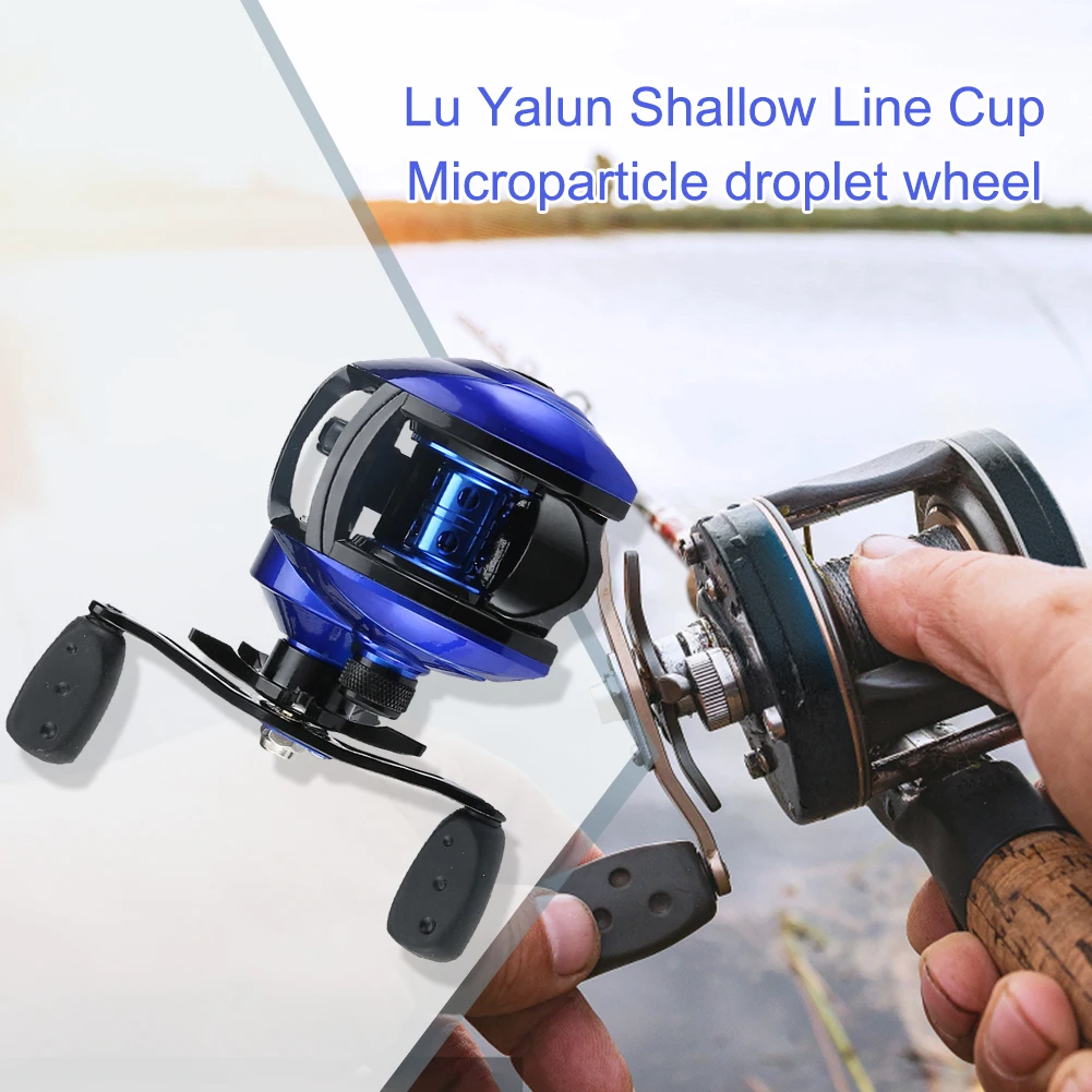 

8.1:1 Gear Ratio Spinning Reel with Aluminum Spools Baitcasting Wheel 17+1 Bearings Saltwater Freshwater Universal Fishing Reels