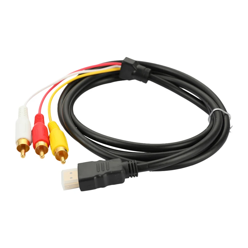 HDMI-совместимый с 3RCA Scart адаптер Два в одном кабель папа S-видео | Электроника