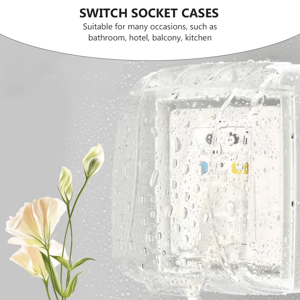 Водонепроницаемая крышка переключателя огнестойкий чехол для розетки