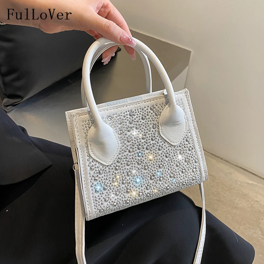 

Retro Women Handbags 2022 New Fashion Casual Shoulder Bags Rivet Messenger Bags Square Solid Color Bags Elegant Brand Bags