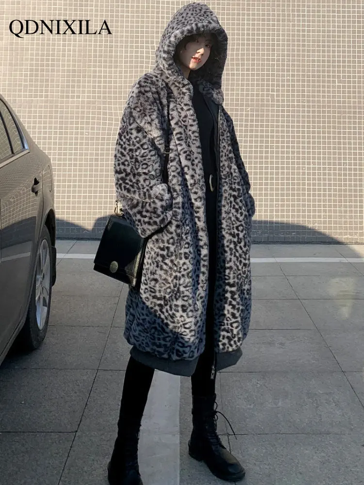 Winter Coat for Women Fur Coat 2022 New Fur Medium Long Style Overcoat Double Faced Thick Faux Fur Coat New In Outdoor Clothes