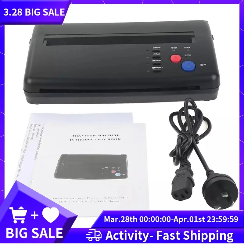 

Термокопировальный аппарат для татуировок, USB Производитель трафаретов, EUPlug