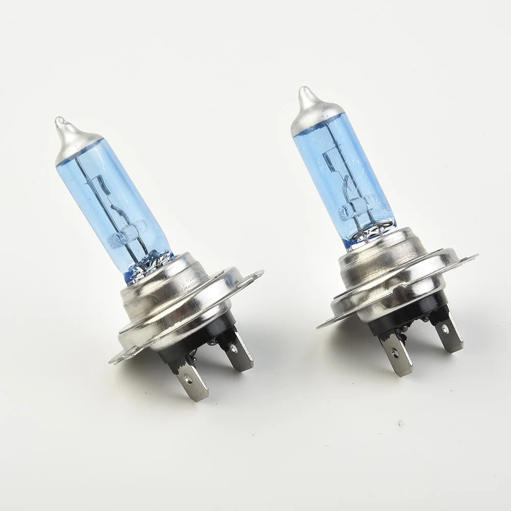 

Parts Headlight Xenon 2pcs Bulbs Exterior Halogen LED Lamp Replacement