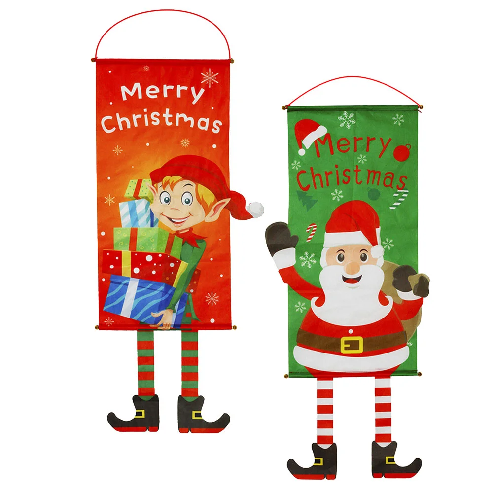 

Flags Christmas Flag Garden Fall Outdoordecorative House Large Lawn Burlap Decorations New Year