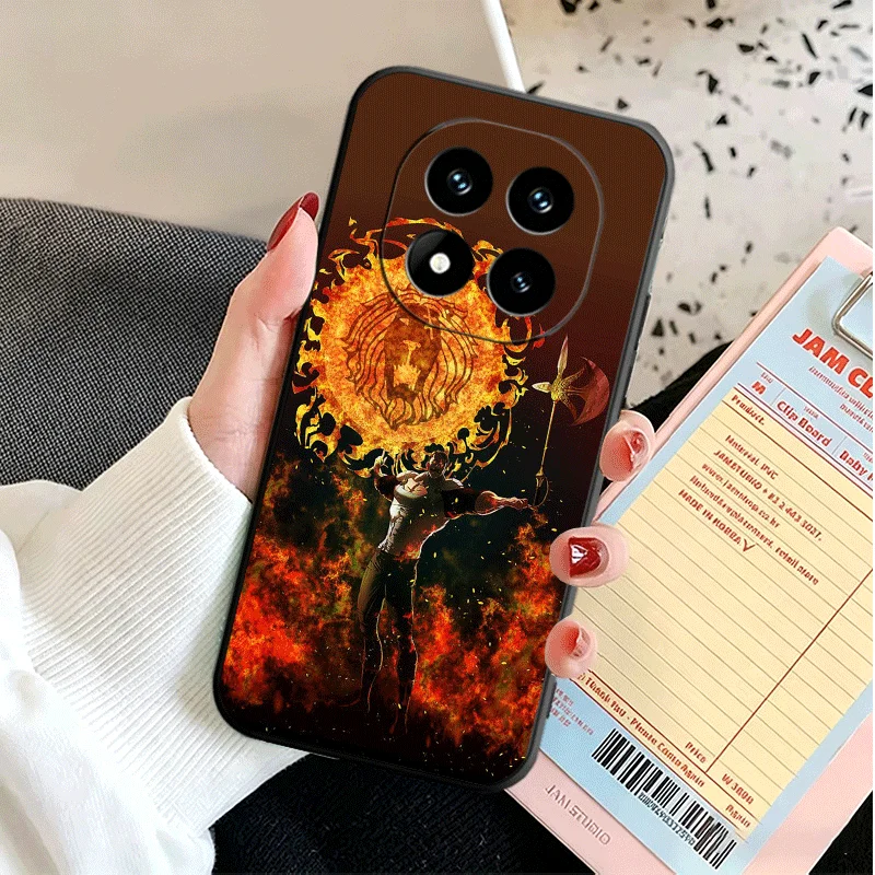 Фото Мягкий силиконовый чехол для телефона Xiaomi Redmi Note 15 14 13 12 Seven D-Deadlys Sins Escanor Shell 11 Pro Plus 12S 11S 10S 10 11T 5G №4