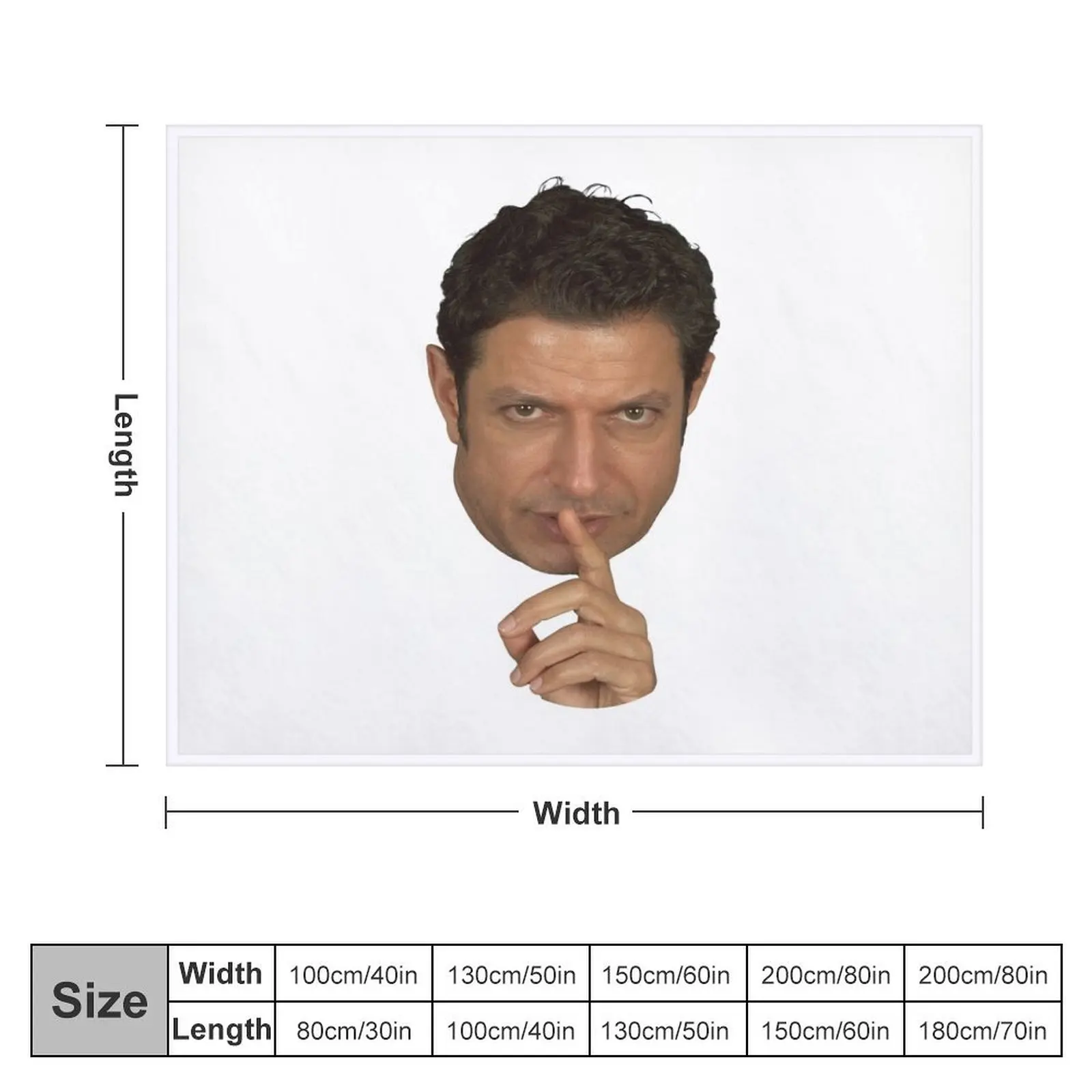 Модное декоративное диванное одеяло с изображением морщин Джеффа голдблама
