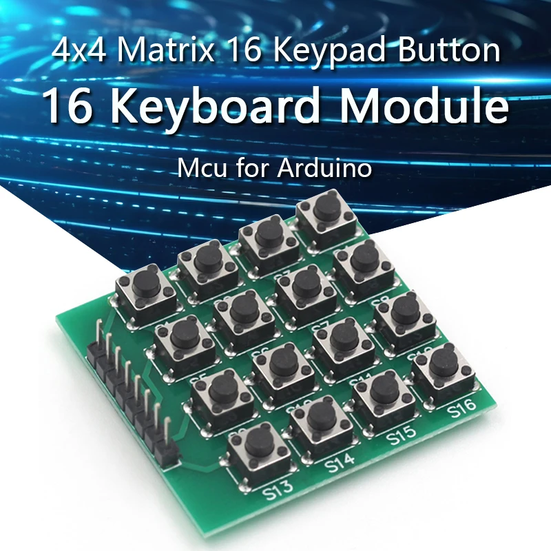 

16-кнопочная матричная клавиатура 4x4 для Arduino
