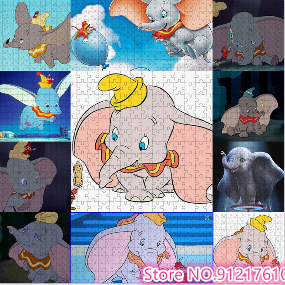 

Disney Dumbo 1000 Pieces Puzzle Adventure Children's Brain Burning Game Puzzle Gift Preferred