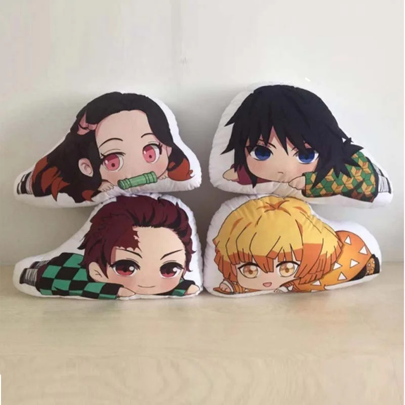 

10cm Anime Demon Slayer Kimetsu no Yaiba Plush Dolls Manga Kawaii Plush Kamado Tanjirou Nezuko Pendant Toy Doll