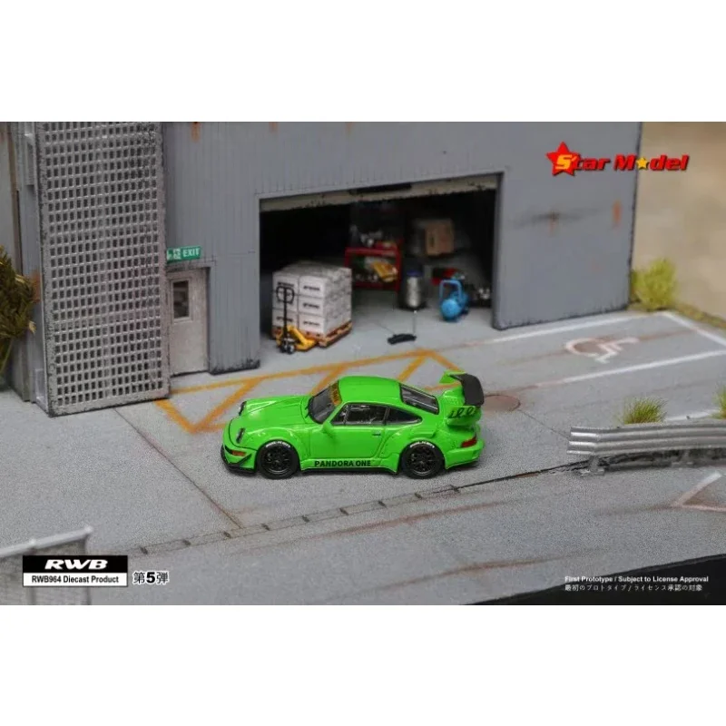 Звезда 1:64 RWB 964 GT Tail Violetta литая под давлением модель автомобиля сбор миниатюрных