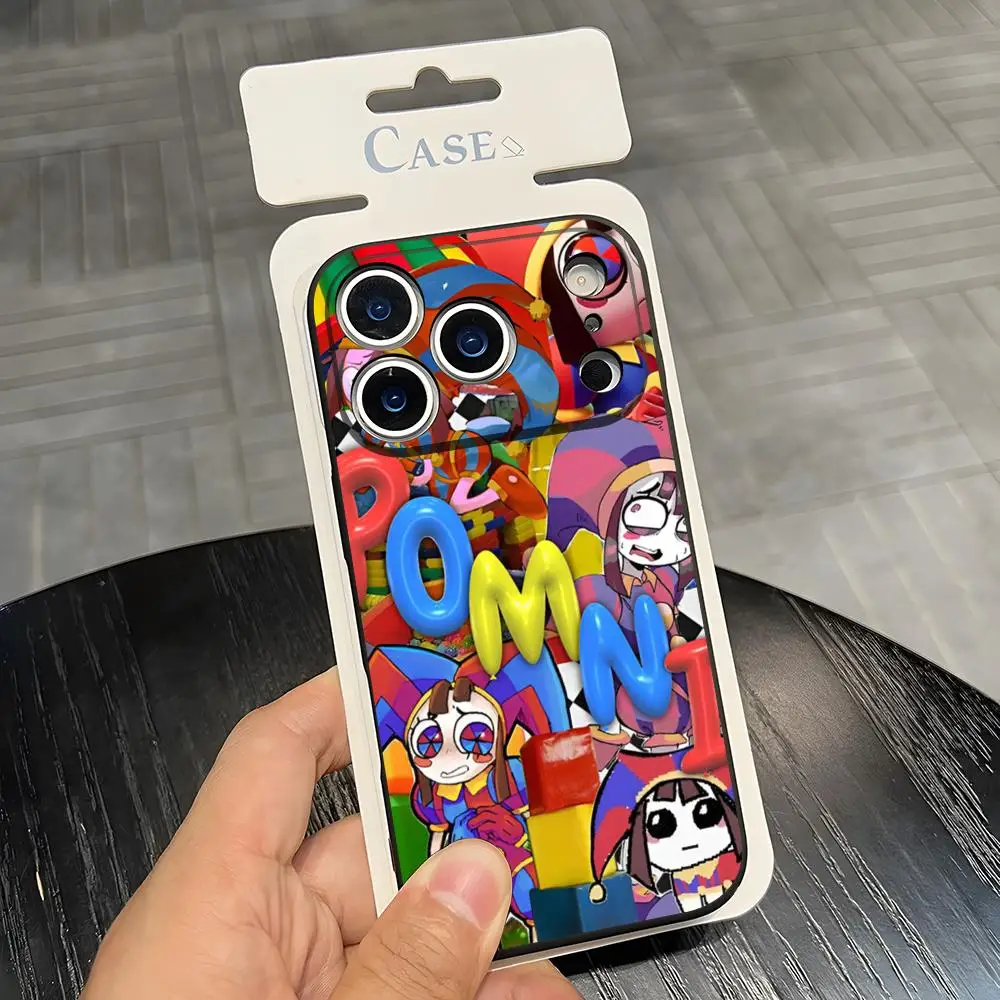 Фото Удивительный чехол для телефона D-Digital Circus для iPhone 17 Pro Max, 15, 16e, 13, 14, 12 Mini, 11, Xr, X, Xs Pro Max, 8, 7 Plus, задняя крышка №4