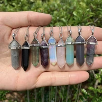 natural crystal necklace for women girls nature stone pendant healing crystal stone crystal lucky jewelry birthday gifts