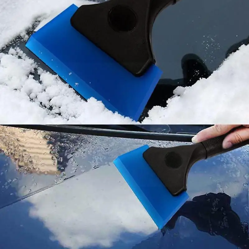 

Window Squeegee Rubber Strip Blade Cleaner Car Tinting Water Wiper Carbon Scraper Clean Fiber Tool Glass Wrap Ice B4P6