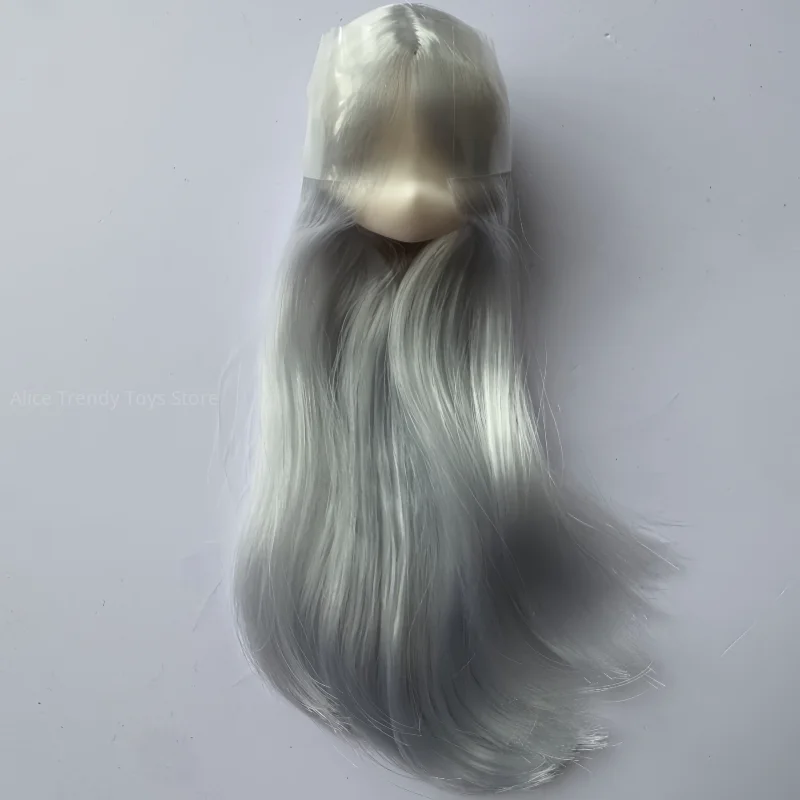 Фото Коллекционная кукла BJD 1/8 с интегрированной головой и париком, длинные волосы из термостойкого шелка, голова куклы не подходит для тела OB11 YMY, подарок на день рождения №1