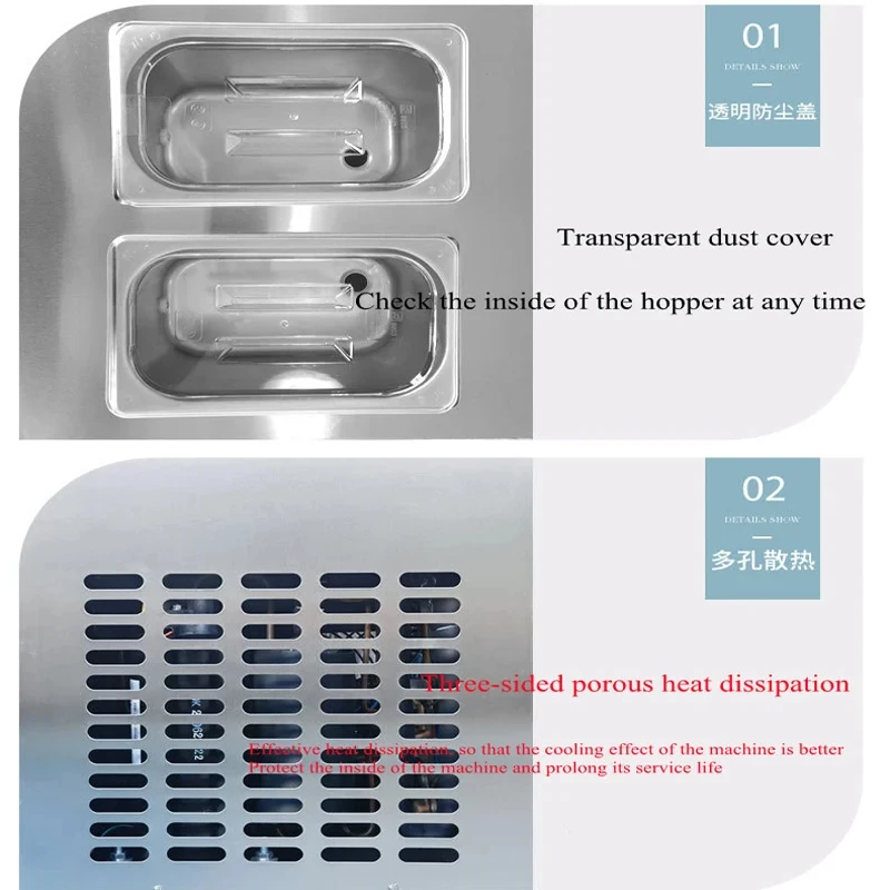 Высококачественная коммерческая машина для производства мягкого мороженого из