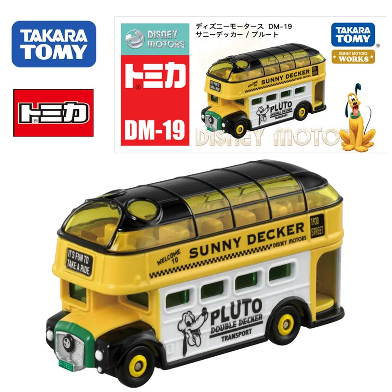 Модель автомобиля TAKARA TOMY Tomica Disney Pluto Sunshine литой Мини-автомобиль из сплава детская