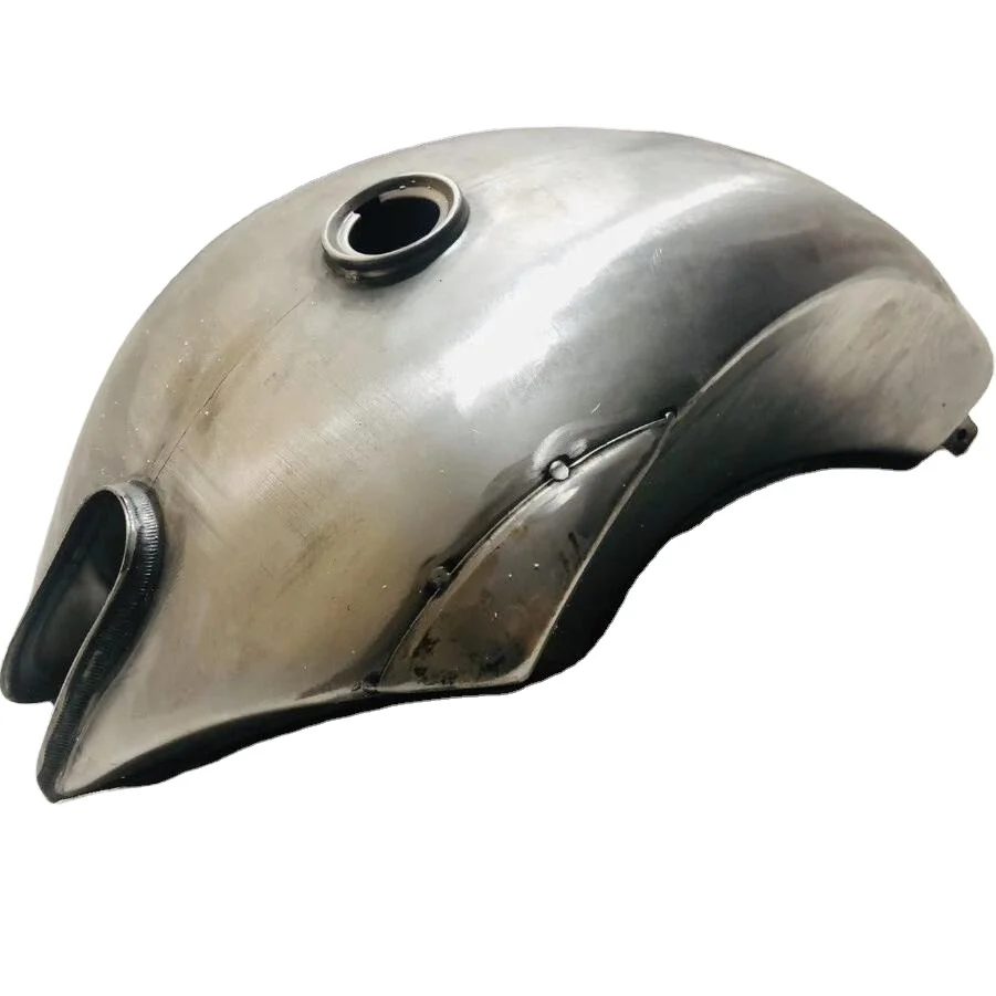 

Vintage Retro Modification Curve Bended Unusual Shape Gas Petrol Motorcycle Fuel Tank
