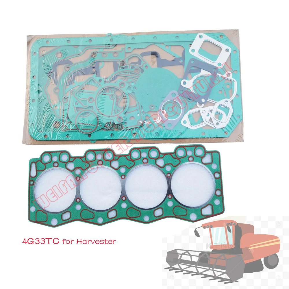 

Комплект прокладок, включая прокладку головки для Changchai 4G33T/4G33TC,