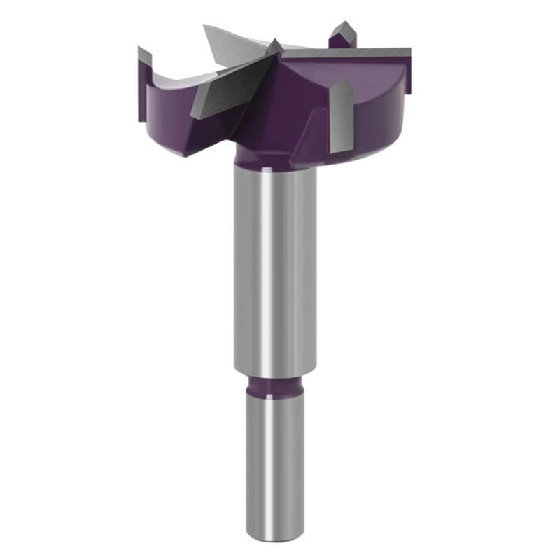 

35mm 45mm Hinge Jig Drill Guide Door Boring Hole Bit 3-blade Drill Bit Round Shank Woodworking Tool Durable Carbon Steel