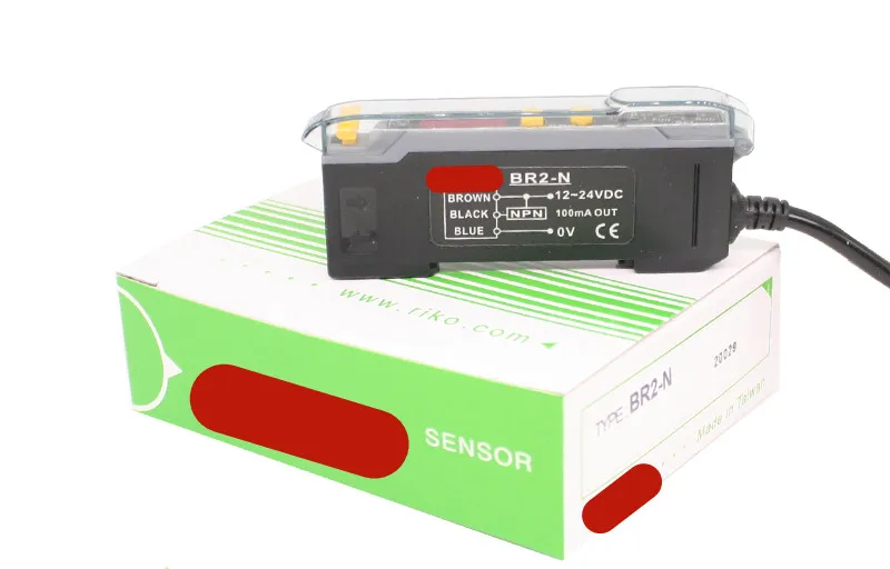 

New original BR2-NP digital fiber amplifier photoelectric sensor NPN PNP