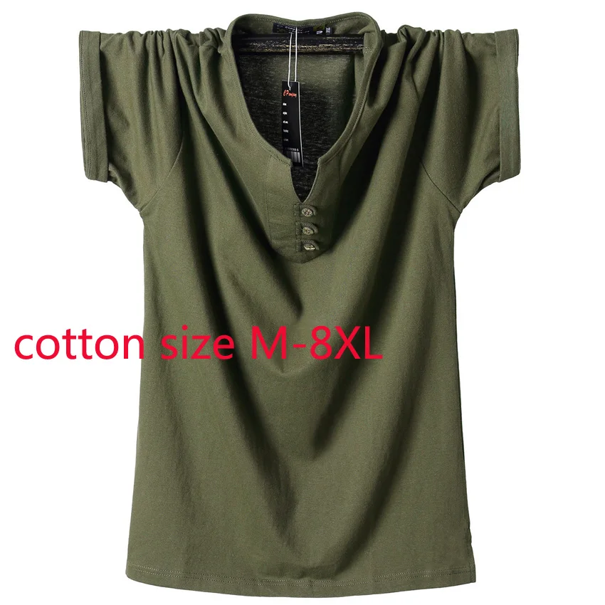 

New Arrival Fashion Summer Short Sleeve Men Extra Large Cotton Casual Knitted T Shirt Plus Size M LXL2XL 3XL4XL 5XL 6XL 7XL 8XL