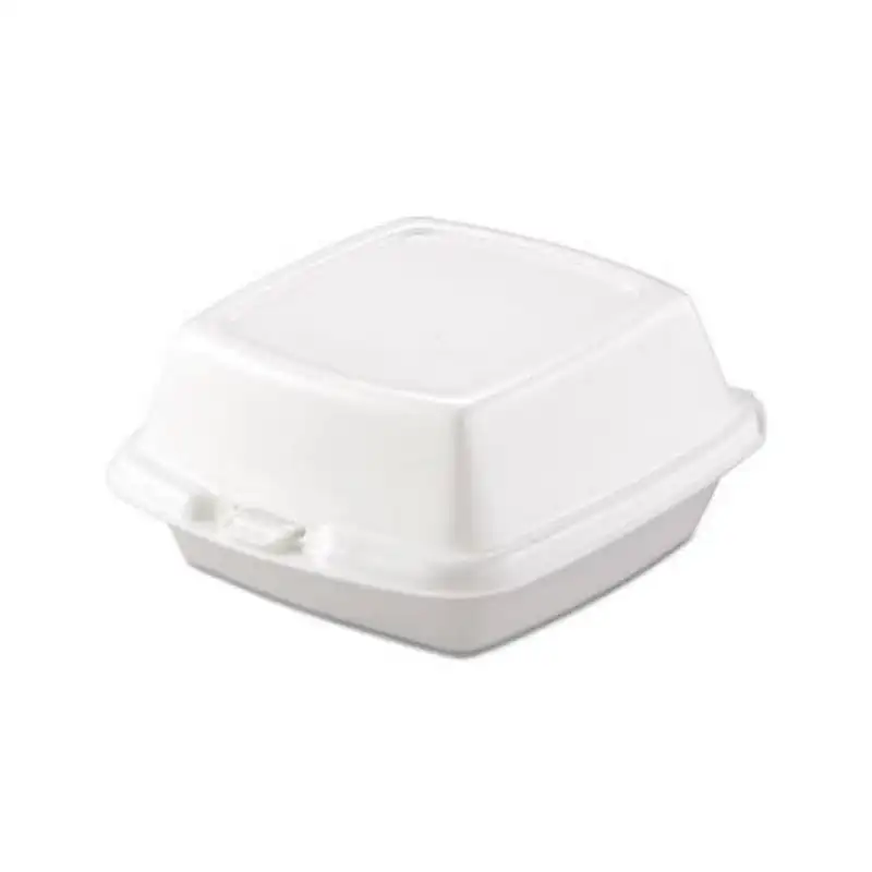

Hinged Lid Containers, 6 x 5.78 x 3, White, 500/Carton -DCC60HT1 Sushi container Containers for food Plastic food containers Foo