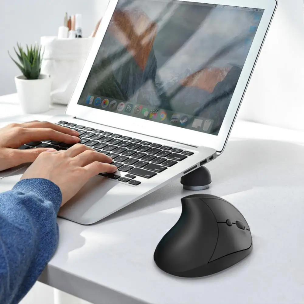 

6 Buttons Optical Mice Wireless Ergonomic Mouse Usb Receiver Computer Accessories Rechargeable Wireless Mouse 2400dpi 2.4ghz
