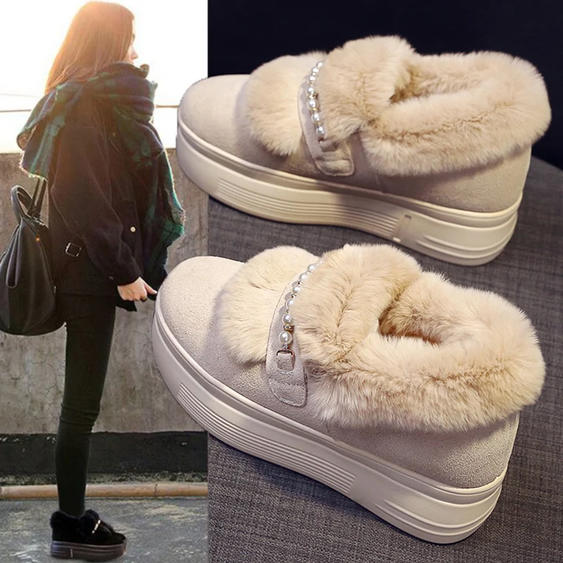 

Женские туфли на платформе с круглым носком и бусинами, в римском стиле