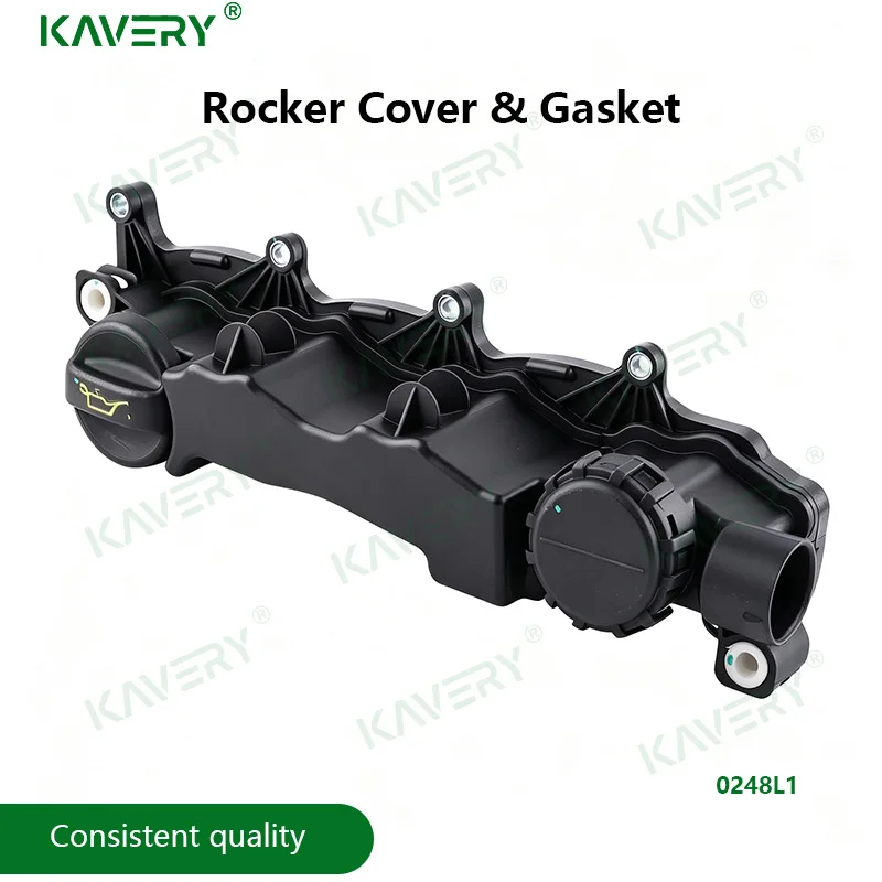 Фото Крышка клапанного механизма и прокладка KAVERY для Citroen Peugeot 1.6 HDI Berlingo C2 C3 C4 C5 Xsara 207 307 (0248L1, 0248.L1) №5