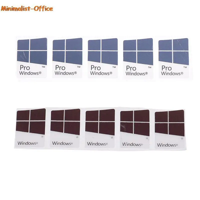 

5pcs Windows 10 Stickers WIN10 PRO Label Laptop Logo Sticker Win10 Label LOGO Sticker Intel Core i3 i5 i7