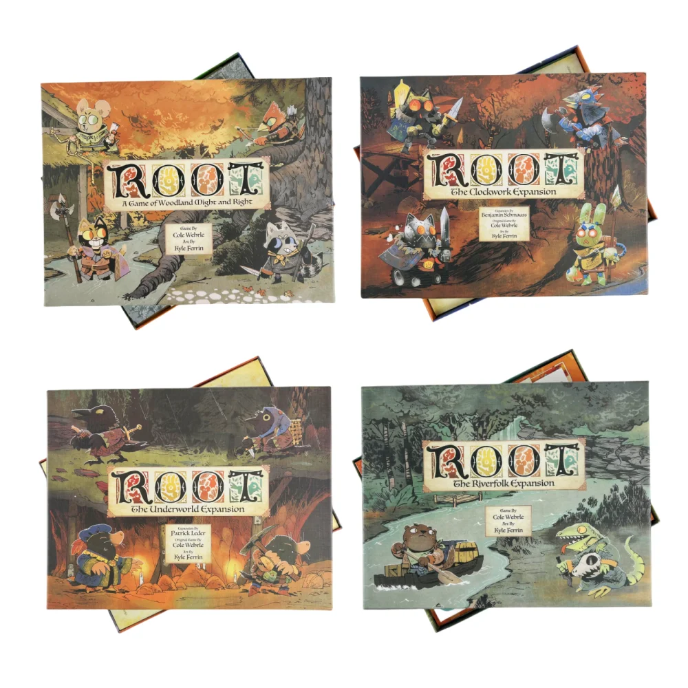 Leder игры корневые карты риверфолк Нижний Мир лесной ночной расширение доска