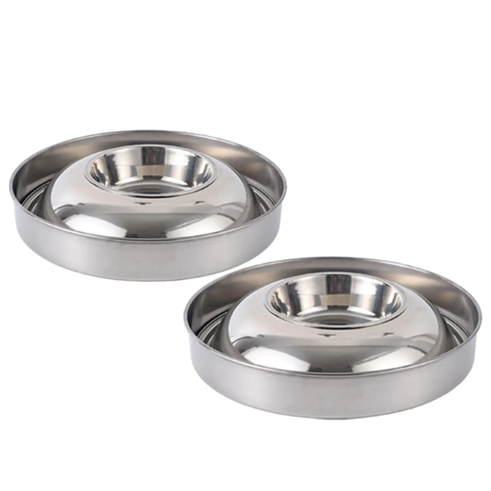 

Pet Bowl Drinker Bowl Portable Stainless Steel Slow Feeder Cat Feeder Dog Water and Food Bowl Set for Large Medium Small Dogs