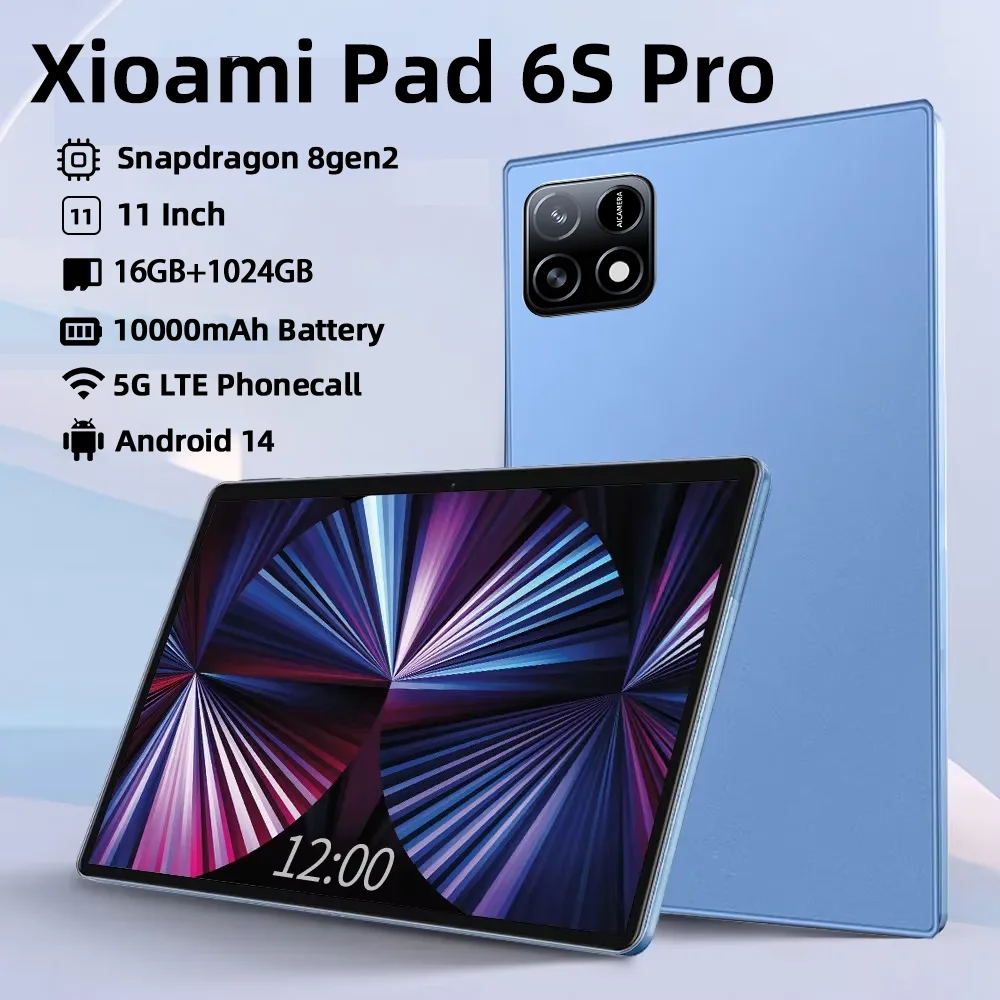 2024 НОВЫЙ оригинальный планшет MI Pad 6S Pro 11 дюймов Snapdrago 8gen2 ...
