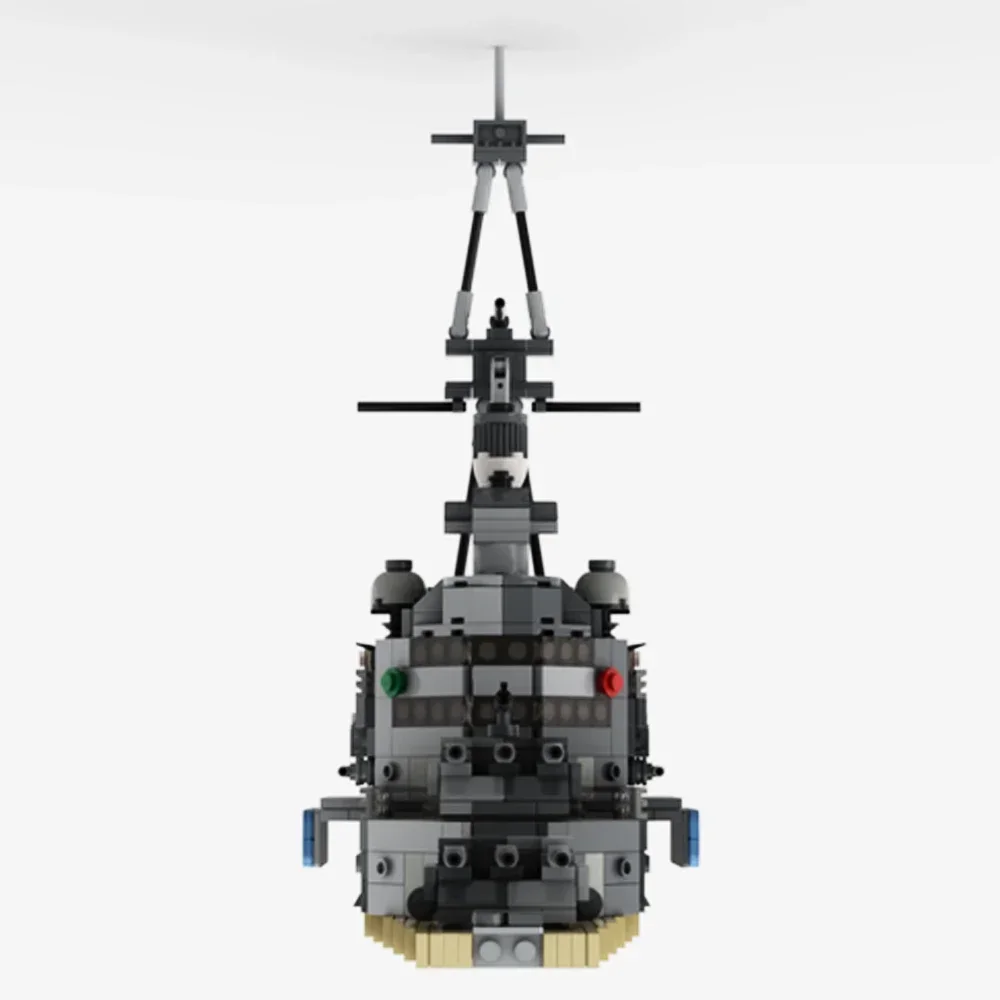 Фото Gobricks MOC HMS Belfast 1939 Ремонт WW2 Модель Кирпичи WW2 Военный военный корабль Строительный блок Набор Развивающие игрушки для коллекции подарков №4