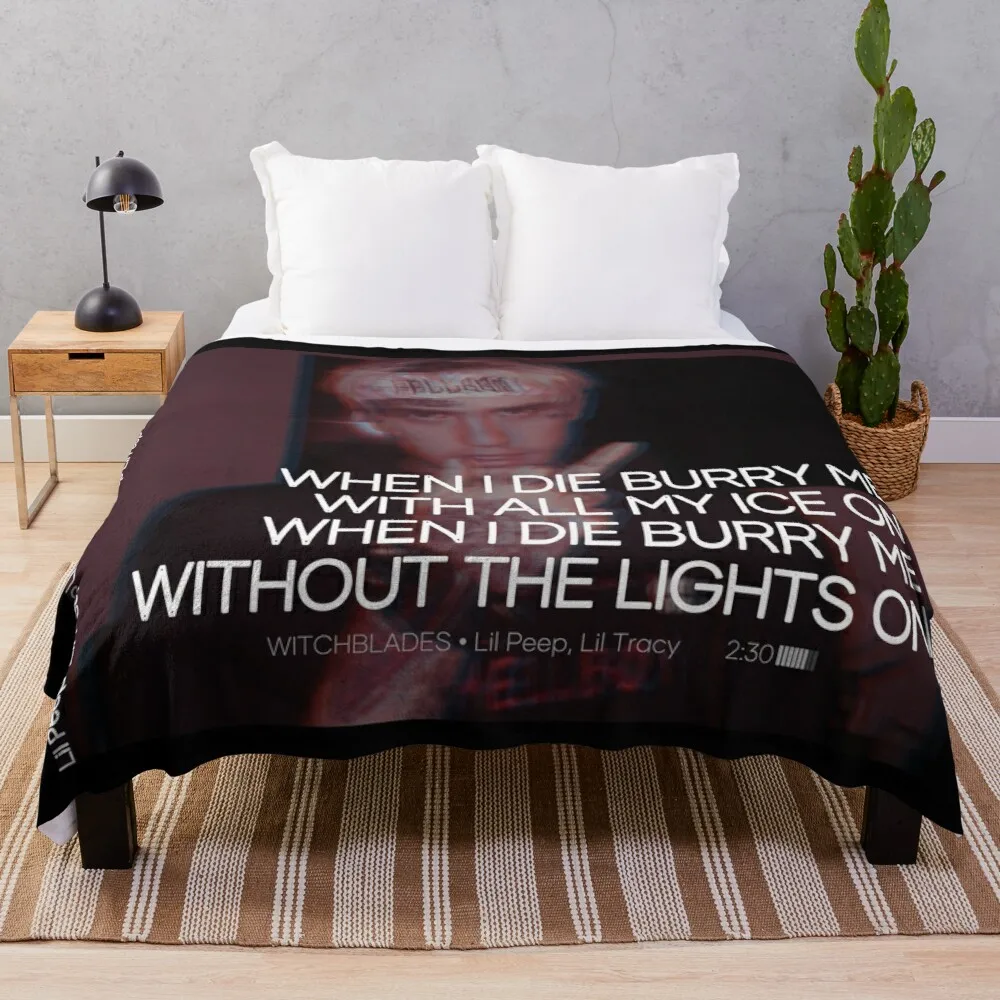 

Lil Peep Witchblades, дизайнерское бархатное одеяло, пушистое одеяло, одеяло большого размера