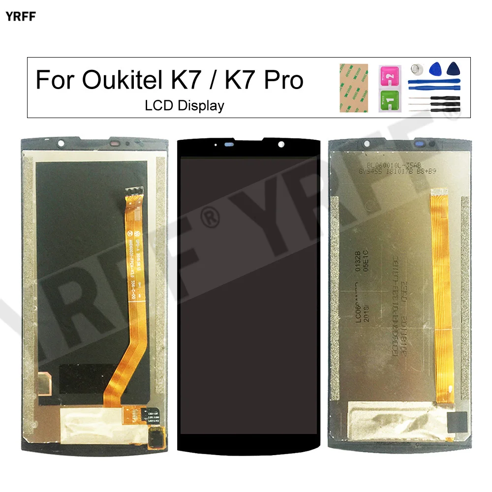 ЖК-экран s для Oukitel K7 Pro ЖК-дисплей + сенсорный экран дигитайзер стеклянная панель