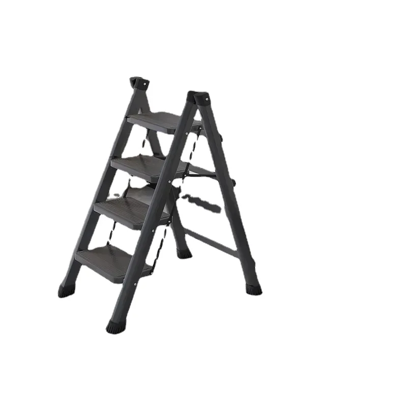 

Indoor thickened foldable compact kitchen attic roof ladder