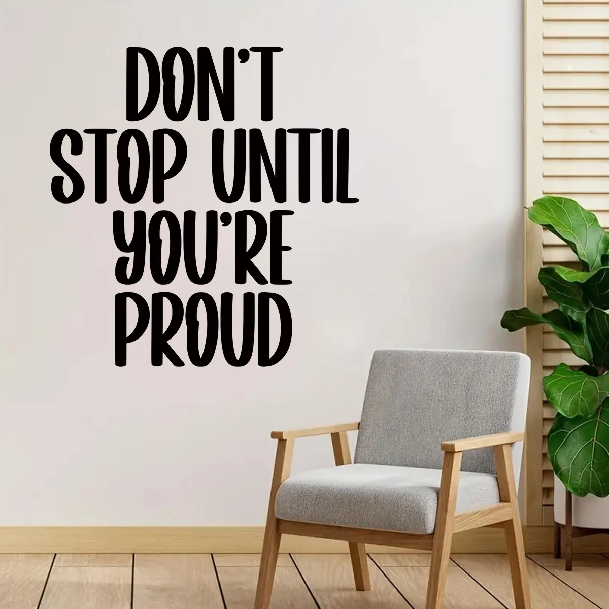 Вдохновляющие Английские тексты настенные наклейки для гостиной задний фон