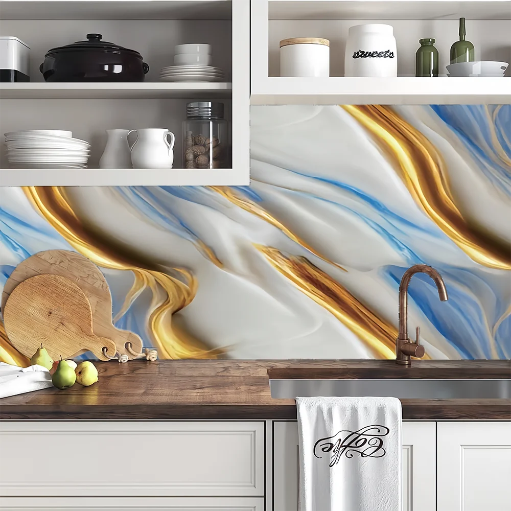 Фольга мрамор самоклеящиеся водостойкие маслостойкие устойчивые к высоким