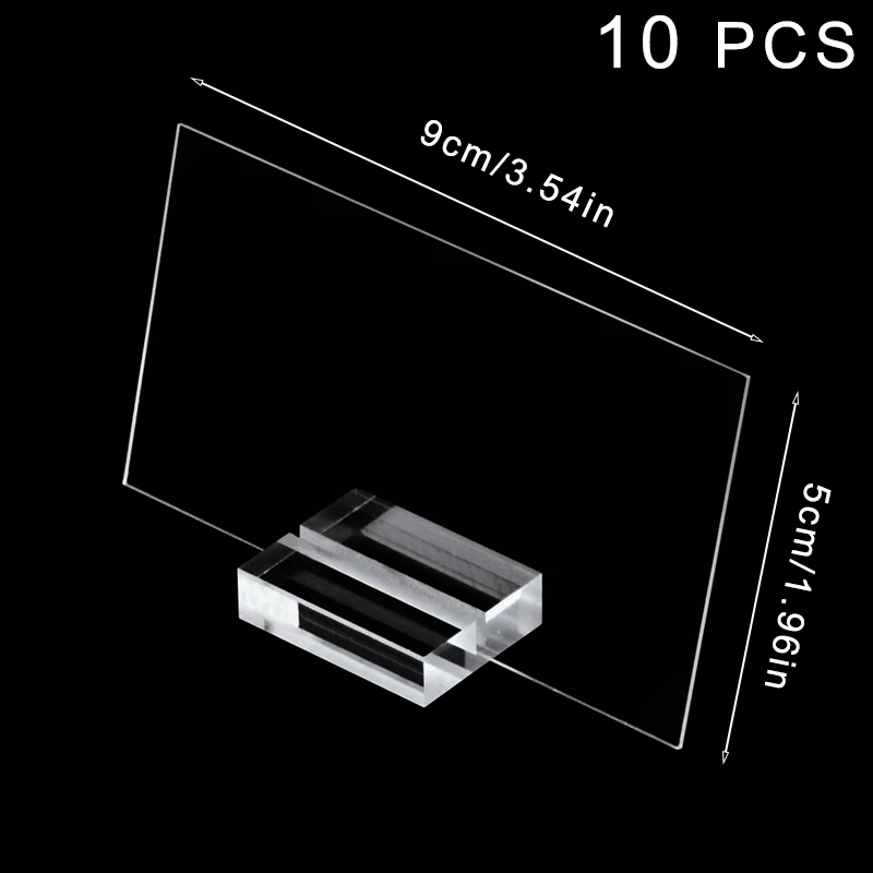 

Прозрачные акриловые подставки для карточек