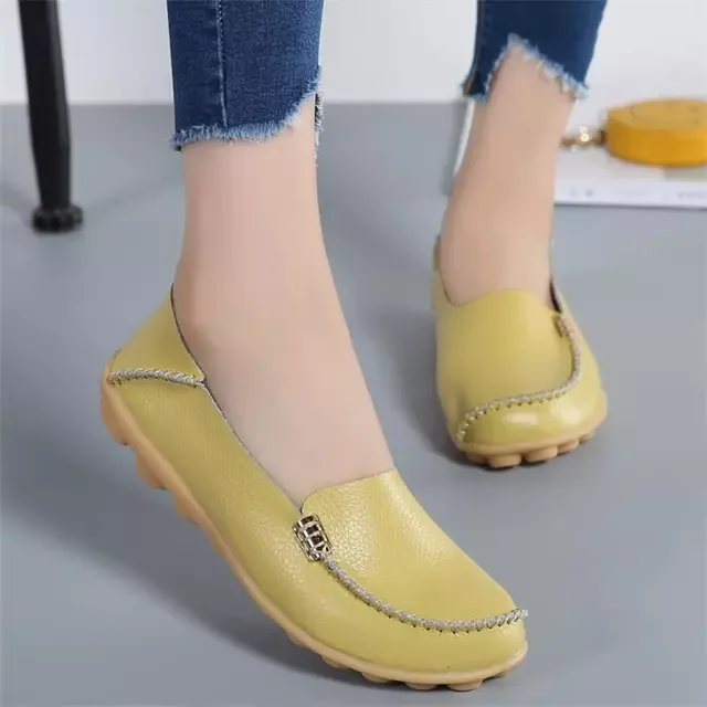 

NEW IN shoes 2022 new fashion metal decoration flats shoes woman casual solid breathable moccasins loafers shoes women sneakers