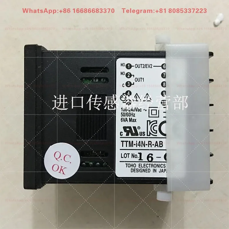 Фото Промышленный цифровой ПИД-регулятор температуры Spot Thermostat TTM-I4N-R-AB TTM-I4N-P-AB, 100-240В переменного тока, для монтажа на панель №1