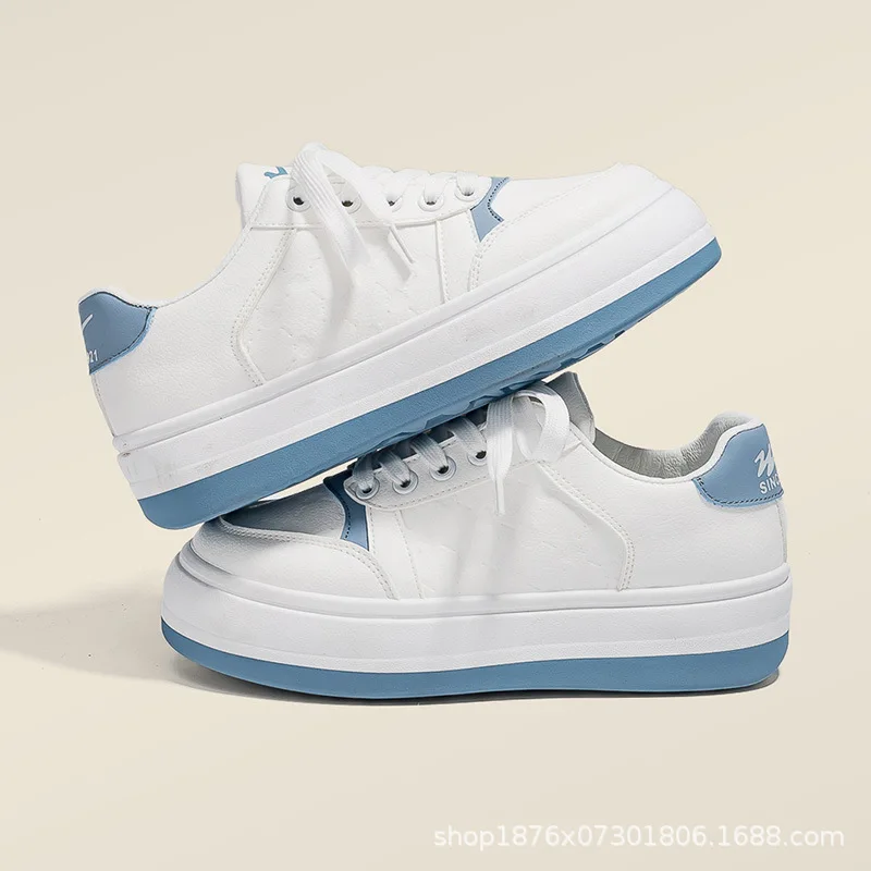 

Женские белые туфли, новинка весны 2022, Студенческая спортивная обувь для отдыха, симпатичные и уродливые простые туфли с большой головой, ув...