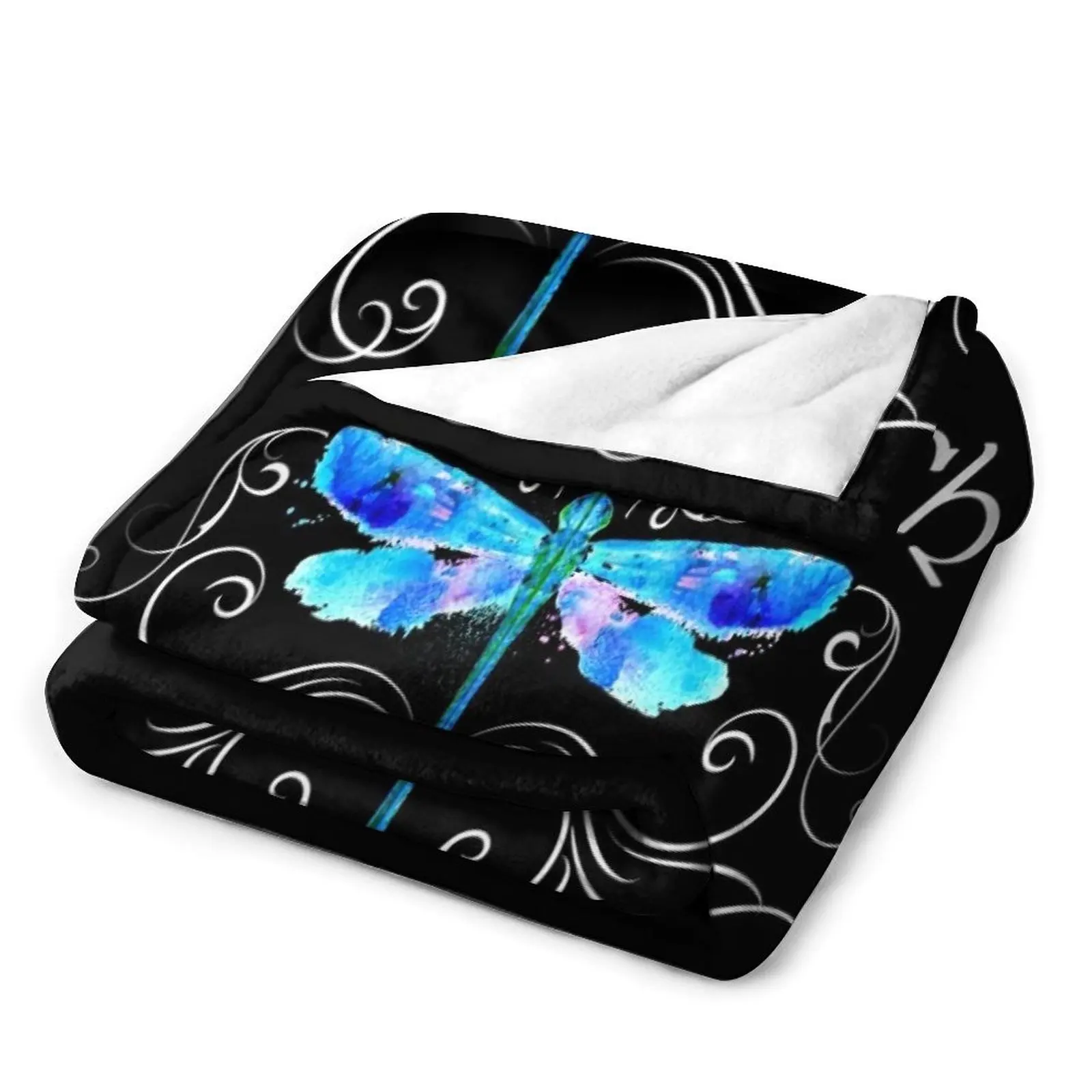 Sassenach Стрекоза акварельный дизайн плед одеяло пляжные декоративные пушистые