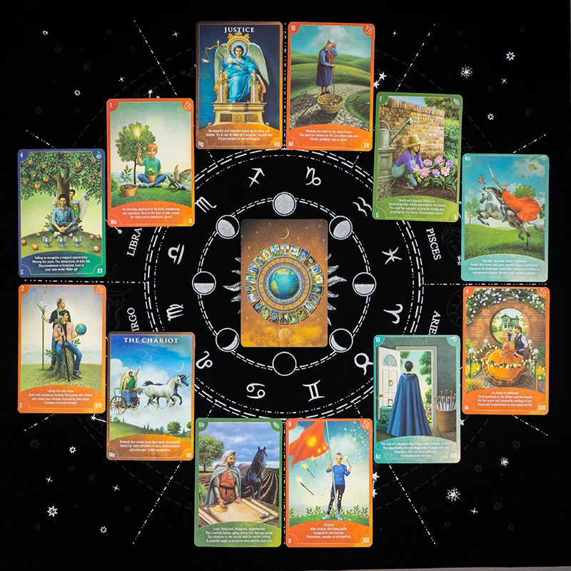 2022 New Arrive Tarot Card With Guidebook Divination Fate Playing Table Game Deck Birthday Gift Drinking |