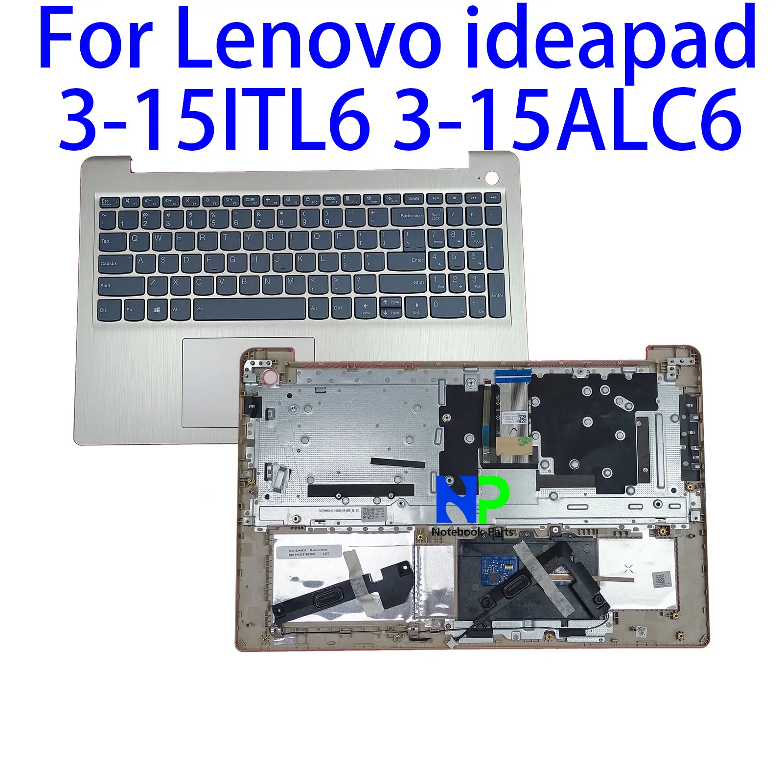 Новая верхняя крышка для Lenovo ideapad 3-15ITL6 3-15ALC6 15 6 дюйма подсветка рук английская